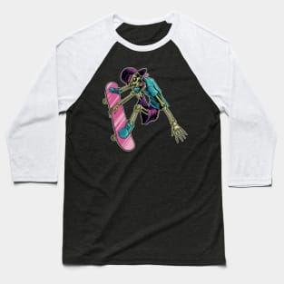 skull skate Baseball T-Shirt